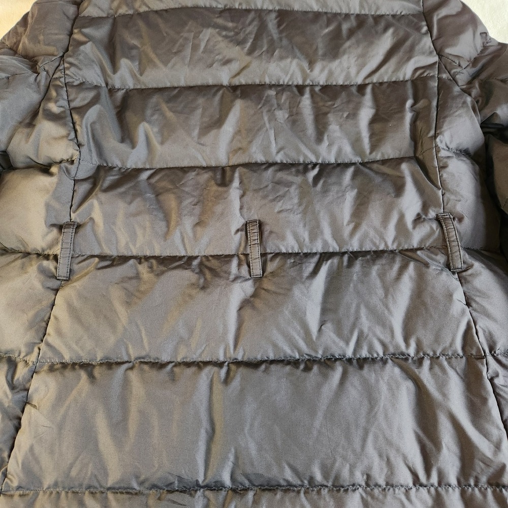 J.CREW Down-Fill Puffer Coat Womens XL Black Parka Outdoor Winter - Picture 6 of 9